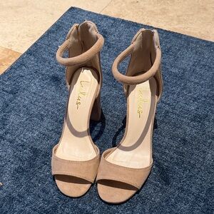 Lulu's Beige Women's Heeled Sandals